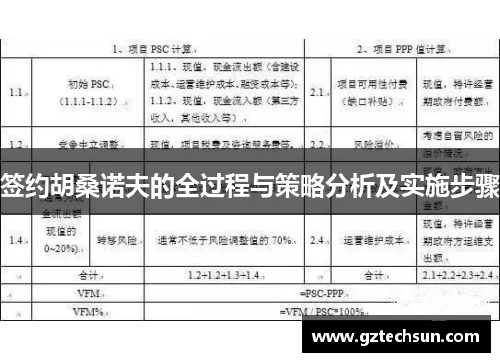 签约胡桑诺夫的全过程与策略分析及实施步骤